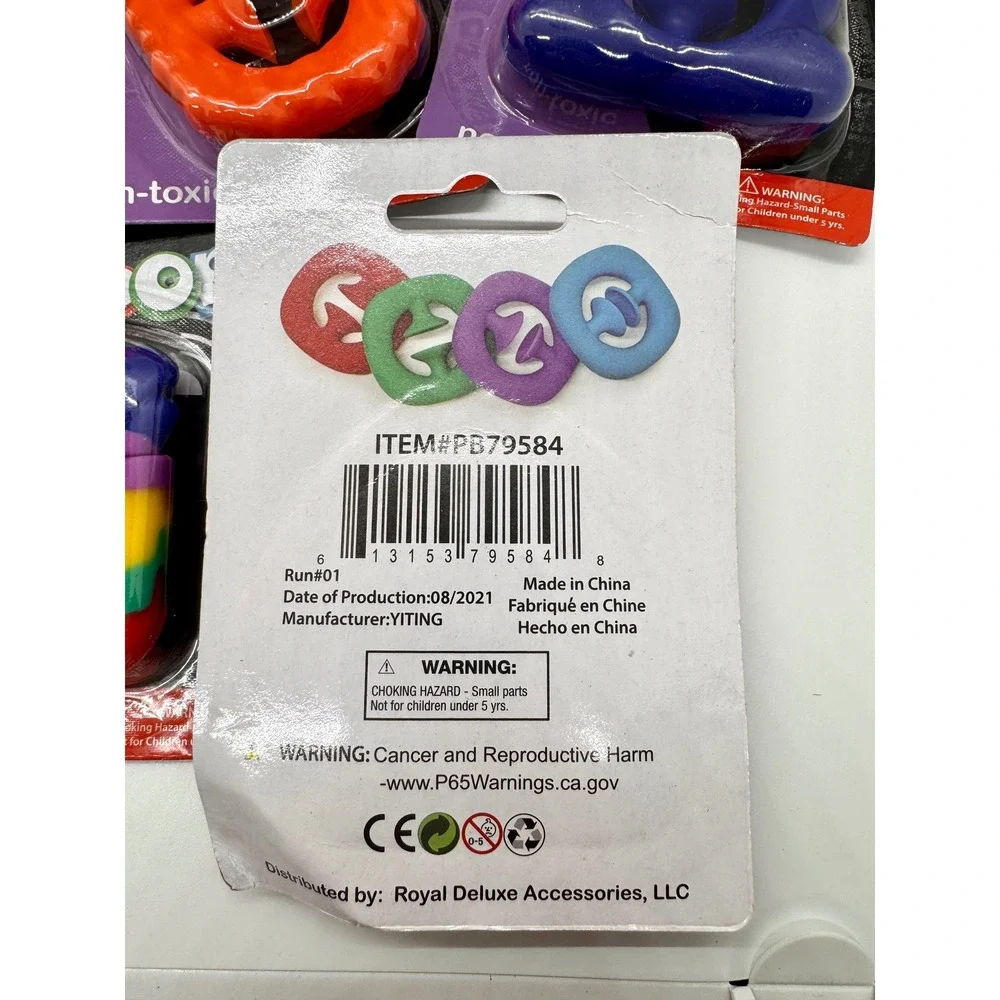Fidget Toy Sensory Pop Bundle 10pc Set Bubble Snap Puzzle Squeeze Snapper New‎